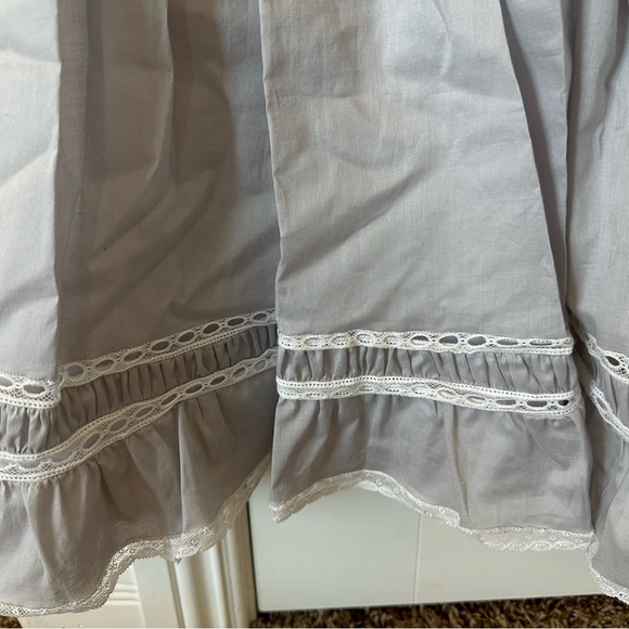 NWT! Toddler beautiful grey dress with white lace trim. Kept in plastic bag! - Picture 7 of 14